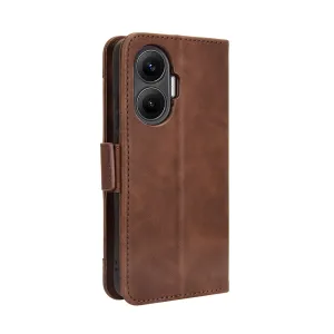 SLOT Peňaženkový obal pre Xiaomi Poco F7 hnedý