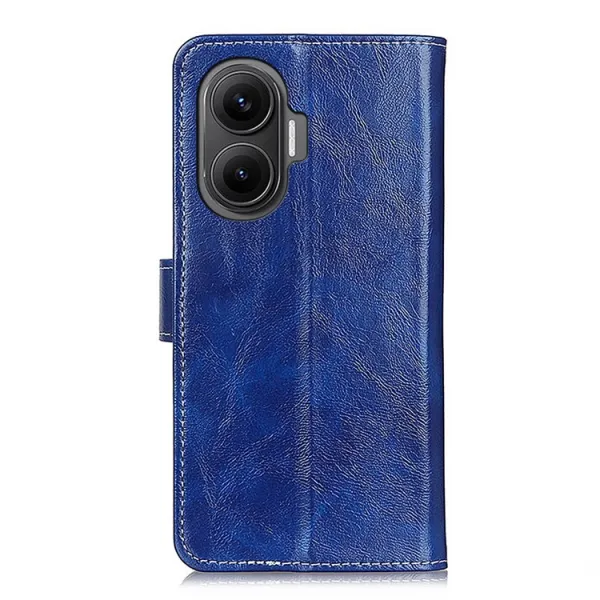 RETRO Peňaženkový obal Xiaomi Poco F7 modrý