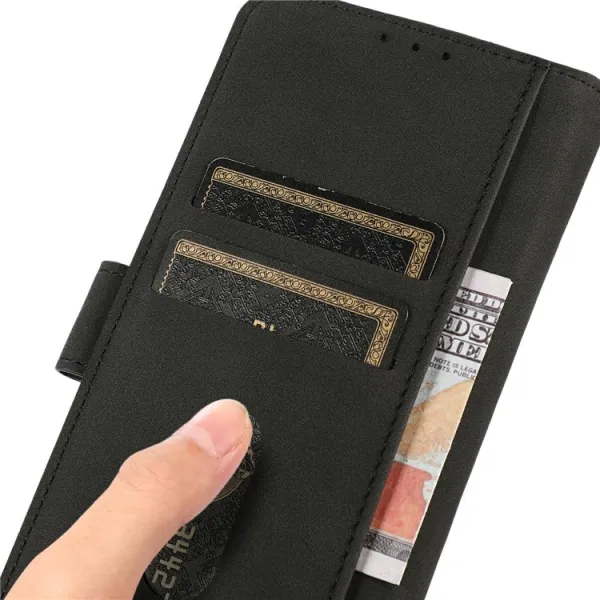 KHAZNEH MATTE Zaklápacie puzdro pre Xiaomi Poco F7 čierne
