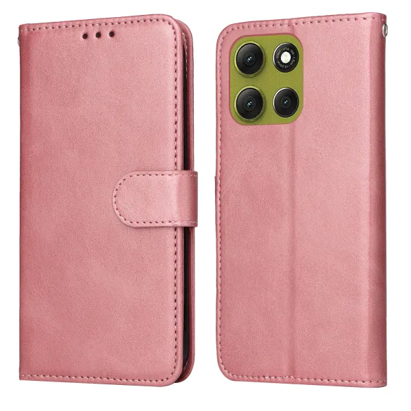 SMOOTH Peňaženkové puzdro pre Motorola Moto G86 5G ružové