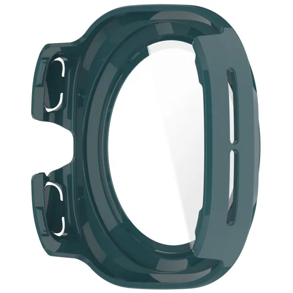 PC FULL COVER Plastový kryt so sklom pre Samsung Galaxy Watch Ultra / Watch Ultra 2025 tmavozelený