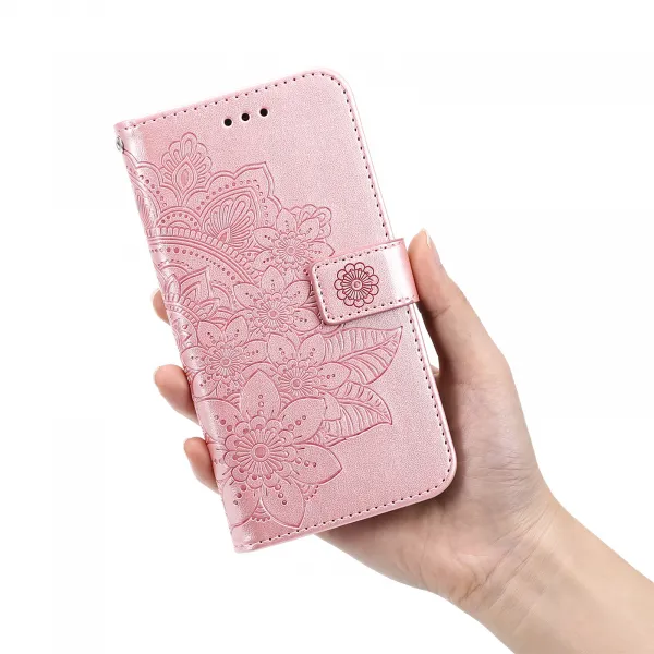 ART MANDALA Peňaženkový obal pre Motorola Moto G86 5G ružový