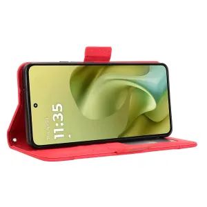 SLOT Peňaženkový obal pre Motorola Moto G86 5G červený