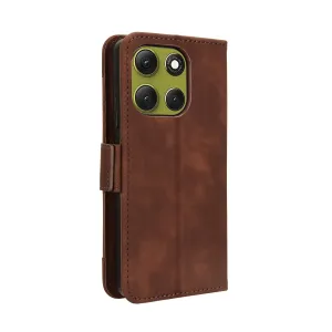 SLOT Peňaženkový obal pre Motorola Moto G86 5G hnedý