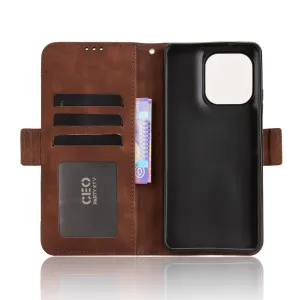 SLOT Peňaženkový obal pre Motorola Moto G86 5G hnedý