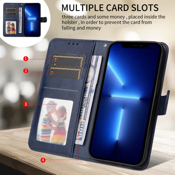SMOOTH Peňaženkové puzdro pre Motorola Edge 70 modré