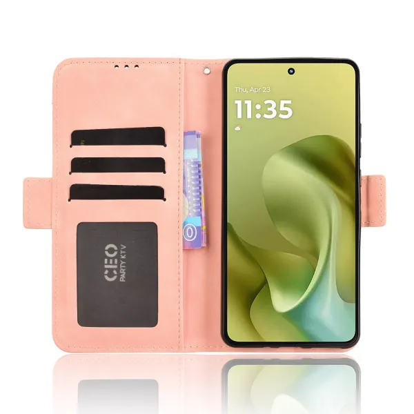SLOT Peňaženkový obal pre Motorola Moto G86 5G ružový