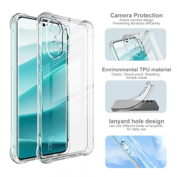 IMAK Ochranný obal pre OnePlus Nord CE 5 5G priehľadný