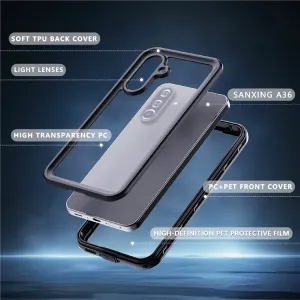 SOLID IP68 Obojstranný kryt pre Samsung Galaxy A36 čierny