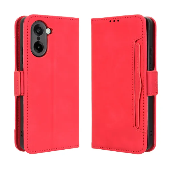 SLOT Peňaženkový obal pre OnePlus Nord CE 5 5G červený