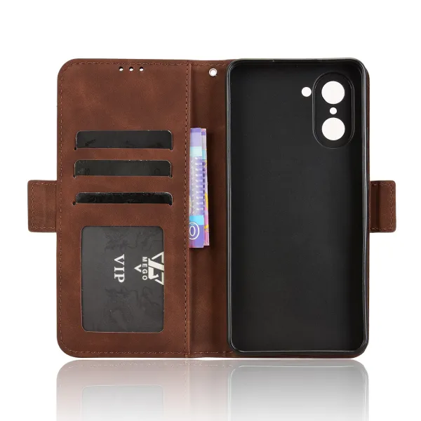 SLOT Peňaženkový obal pre OnePlus Nord CE 5 5G hnedý