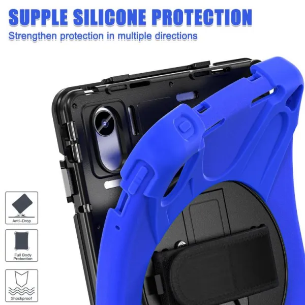 SOLID Odolný obal pre Lenovo Idea Tab 11 / Tab K11 Gen2 svetlomodrý