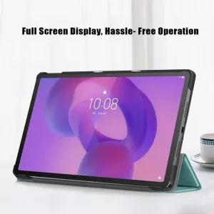 LEATHER Zaklápací kryt pre Lenovo Idea Tab 11 / Tab K11 Gen2 zelený