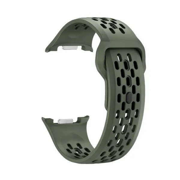 AIRY Silikónový remienok pre Samsung Galaxy Watch8 / Watch8 Classic tmavozelený