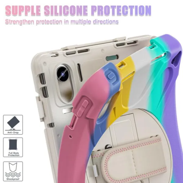 SOLID Odolný obal pre Lenovo Idea Tab 11 / Tab K11 Gen2 RAINBOW