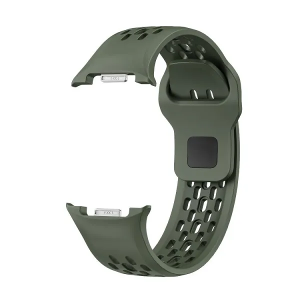 AIRY Silikónový remienok pre Samsung Galaxy Watch8 / Watch8 Classic tmavozelený