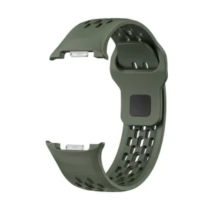 AIRY Silikónový remienok pre Samsung Galaxy Watch8 / Watch8 Classic tmavozelený