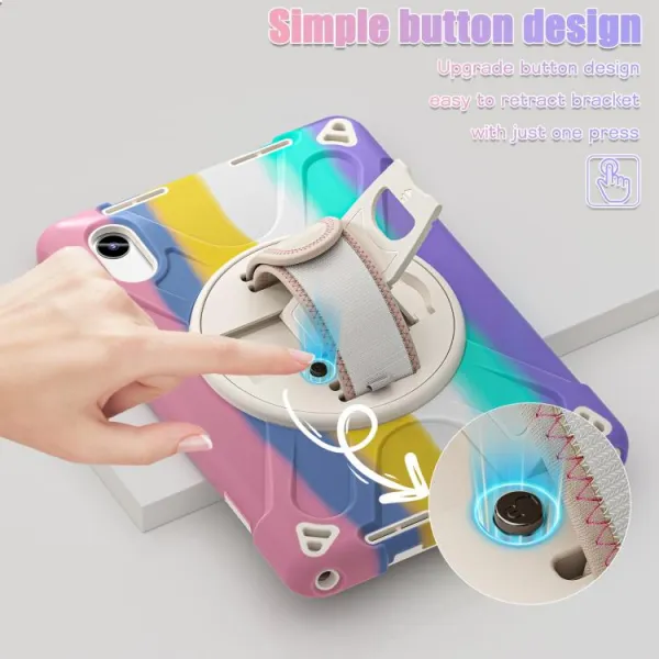SOLID Odolný obal pre Lenovo Idea Tab 11 / Tab K11 Gen2 RAINBOW