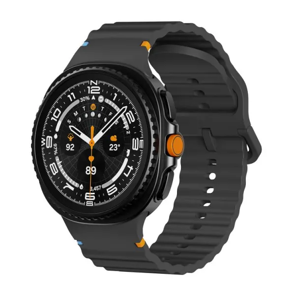 WAVY Silikónový remienok pre Samsung Galaxy Watch8 / Watch8 Classic čierny