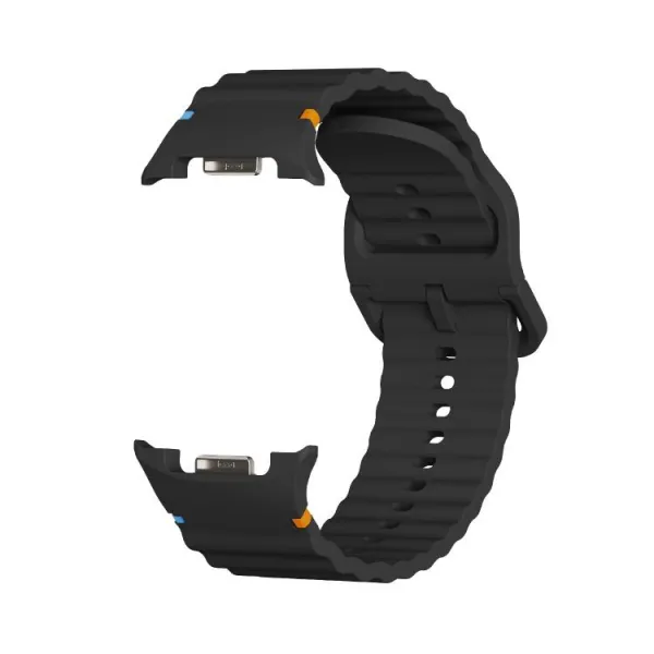 WAVY Silikónový remienok pre Samsung Galaxy Watch8 / Watch8 Classic čierny