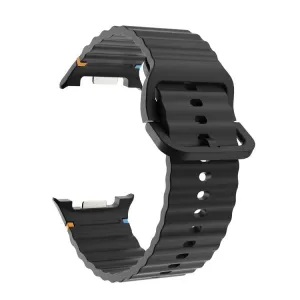 WAVY Silikónový remienok pre Samsung Galaxy Watch8 / Watch8 Classic čierny
