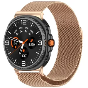 MILANESE Kovový remienok pre Samsung Galaxy Watch8 / Watch8 Classic ROSE GOLD