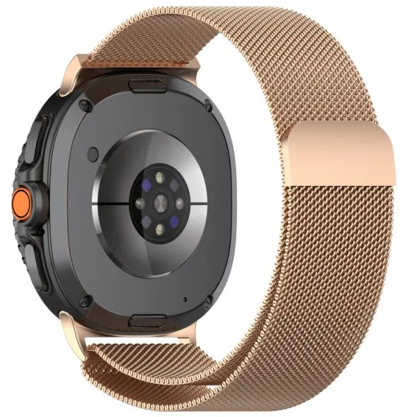 MILANESE Kovový remienok pre Samsung Galaxy Watch8 / Watch8 Classic ROSE GOLD