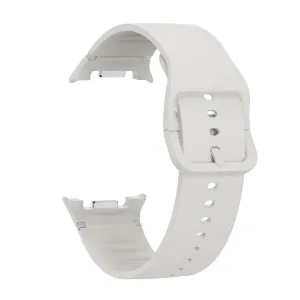 SILICONE Vymeniteľný remienok pre Samsung Galaxy Watch8 / Watch8 Classic biely