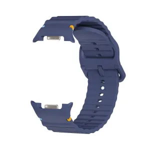 WAVY Silikónový remienok pre Samsung Galaxy Watch8 / Watch8 Classic tmavomodrý