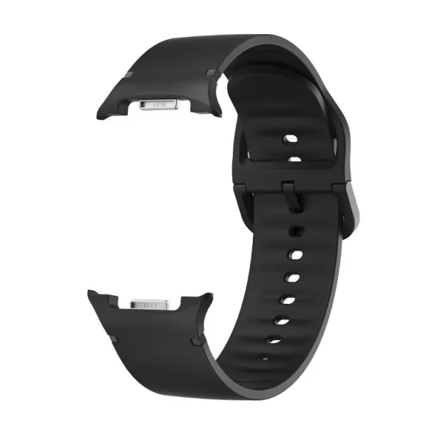 SILICONE Vymeniteľný remienok pre Samsung Galaxy Watch8 / Watch8 Classic čierny