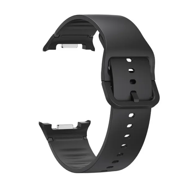 SILICONE Vymeniteľný remienok pre Samsung Galaxy Watch8 / Watch8 Classic čierny