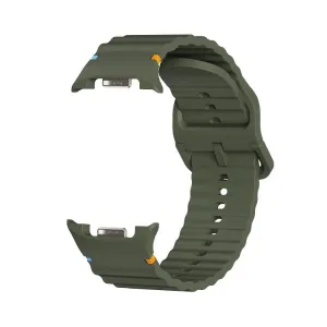 WAVY Silikónový remienok pre Samsung Galaxy Watch8 / Watch8 Classic tmavozelený