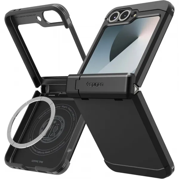 SPIGEN TOUGH ARMOR PRO MAG MAGSAFE Samsung Galaxy Z Flip7 FE 5G / Flip6 5G BLACK
