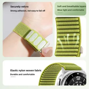 NYLON Vymeniteľný remienok pre Samsung Galaxy Watch8 / Watch8 Classic šedý