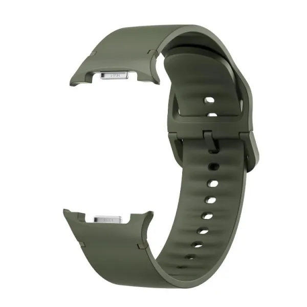 SILICONE Vymeniteľný remienok pre Samsung Galaxy Watch8 / Watch8 Classic tmavozelený