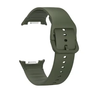 SILICONE Vymeniteľný remienok pre Samsung Galaxy Watch8 / Watch8 Classic tmavozelený