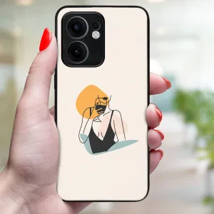 MY ART Ochranný kryt pre Oppo Reno13 F 5G / Reno13 FS 5G WOMAN (197)