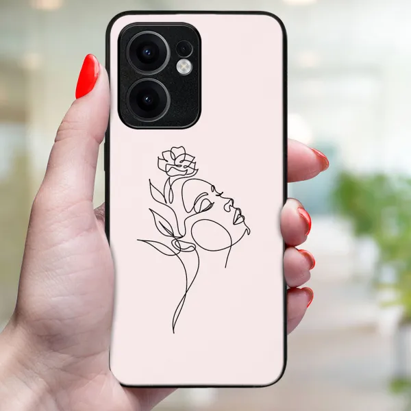 MY ART Ochranný kryt pre Oppo Reno13 F 5G / Reno13 FS 5G ROSE GIRL (198)