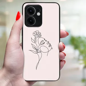 MY ART Ochranný kryt pre Oppo Reno13 F 5G / Reno13 FS 5G ROSE GIRL (198)