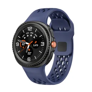 AIRY Silikónový remienok pre Samsung Galaxy Watch8 / Watch8 Classic tmavomodrý
