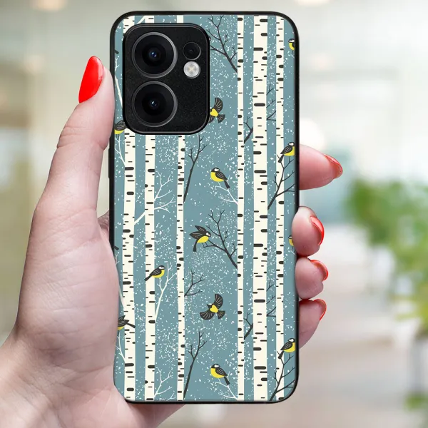 MY ART Kryt s vianočným dizajnom Oppo Reno13 F 5G / Reno13 FS 5G BIRCH (072)