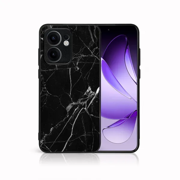 MY ART Ochranný kryt pre Oppo Reno13 F 5G / Reno13 FS 5G BLACK MARBLE (142)
