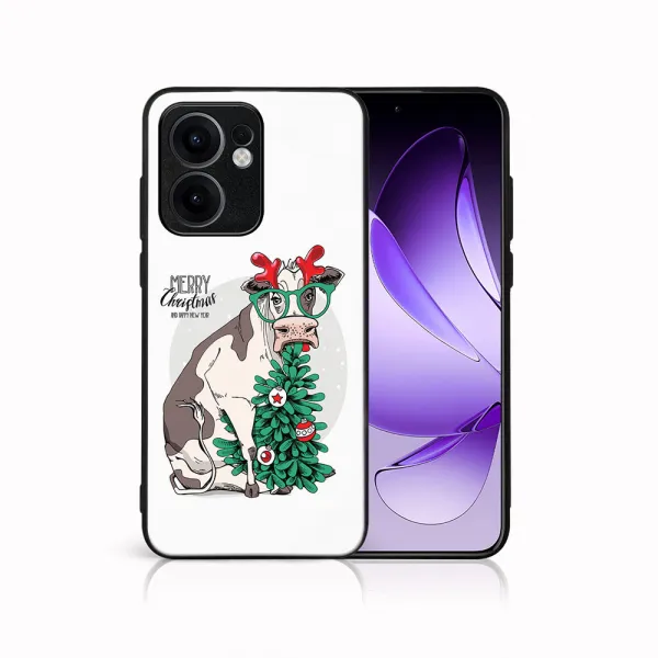 MY ART Kryt s vianočným dizajnom Oppo Reno13 F 5G / Reno13 FS 5G MERRY CHRISTMAS (074)