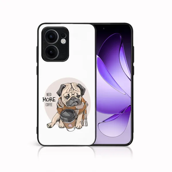 MY ART Ochranný kryt pre Oppo Reno13 F 5G / Reno13 FS 5G MORE COFFEE (184)