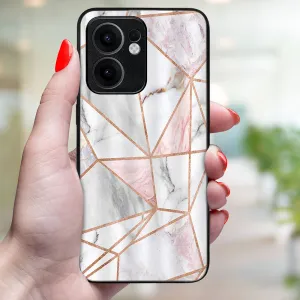 MY ART Ochranný kryt pre Oppo Reno13 F 5G / Reno13 FS 5G PINK MARBLE (143)