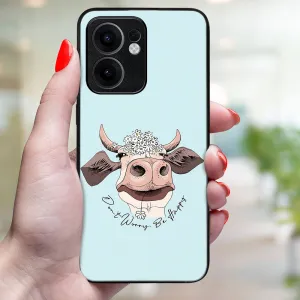 MY ART Ochranný kryt pre Oppo Reno13 F 5G / Reno13 FS 5G HAPPY COW (181)