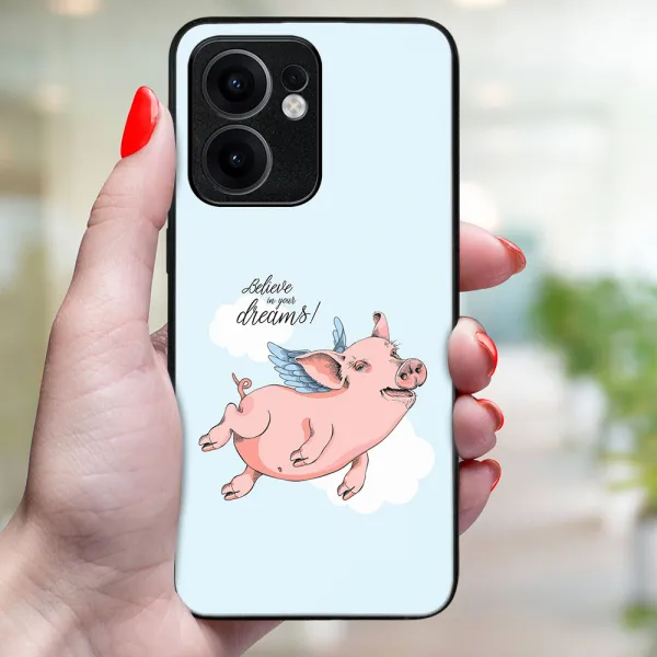 MY ART Ochranný kryt pre Oppo Reno13 F 5G / Reno13 FS 5G PIG (186)