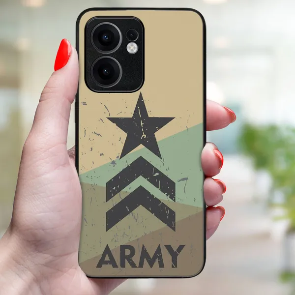 MY ART Ochranný kryt pre Oppo Reno13 F 5G / Reno13 FS 5G ARMY (236)