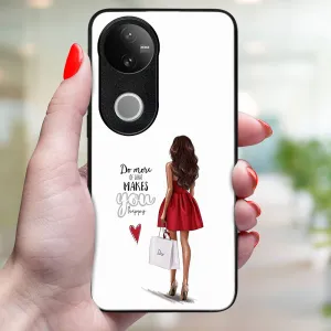 MY ART Ochranný kryt pre Vivo V50 5G RED DRESS (137)