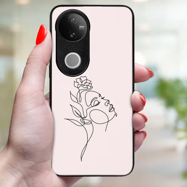 MY ART Ochranný kryt pre Vivo V50 5G ROSE GIRL (198)
